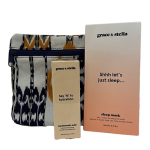 Grace & Stella Set of Hyaluronic Acid Hydrating Serum and Sleep Mask - NWT